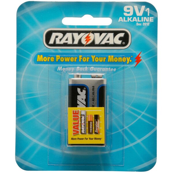 Rayovac 9V Alkaline Battery